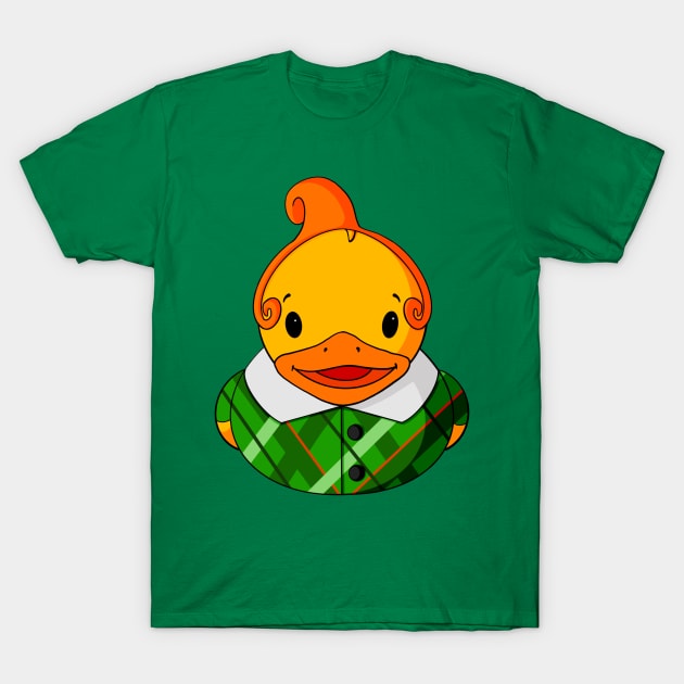 Green Munchkin Rubber Duck T-Shirt by Alisha Ober Designs